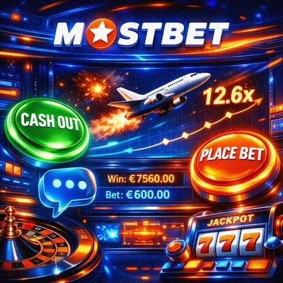 Mostbet Aviator o'yinining interfeysi va xususiyatlari