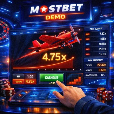Mostbet Aviator o'yinini bepul demo rejimida o'ynash